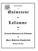 Cover of: Quémeneur dit Laflamme by Annette Laflamme