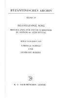 Cover of: Polypleuros nous by mit einem Geleitwort von Herbert Hunger ; herausgegeben von Cordula Scholz und Georgios Makris.