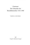 Cover of: Gottesaue: die Urkunden der Benediktinerabtei,  1110-1550