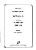 Cover of: Paroisse Saint-Edmond de Coaticook, comté de Stanstead, 1868-1992: répertoire des baptêmes