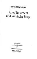 Altes Testament und völkische Frage by Cornelia Weber