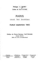 Cover of: Paris sous les bombes: Auteuil, septembre 1943