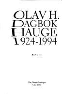 Cover of: Dagbok 1924-1994 by Olav H. Hauge