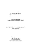 Cover of: Racine poète
