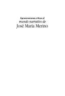 Cover of: Aproximaciones críticas al mundo narrativo de José María Merino by edición de Angeles Encinar y Kathleen M. Glenn.