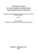 Cover of: Abhandlung zu den grossen Lesemenäen des Metropoliten Makarij: kodikologische, miszellanologische und textologische Untersuchungen