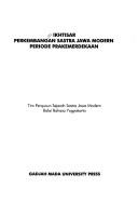 Ikhtisar perkembangan sastra Jawa modern periode prakemerdekaan