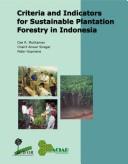 Cover of: Criteria and indicators for sustainable plantation forestry in Indonesia