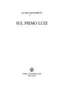 Cover of: Sul primo Luzi by Gloria Manghetti