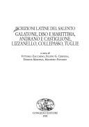 Cover of: Iscrizioni latine del Salento
