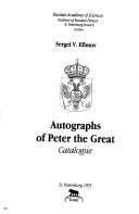 Cover of: Avtografy Petra Velikogo by S. V. Efimov
