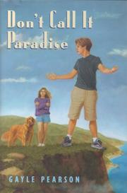 Cover of: Don't call it paradise by Gayle Pearson