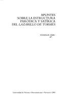 Cover of: Apuntes sobre la estructura paródica y satírica del Lazarillo de Tormes by Stanislav Zimic
