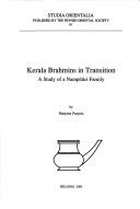 Kerala Brahmins in transition by Marjatta Parpola