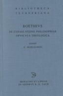 Cover of: De consolatione philosophiae by Boethius