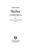 Cover of: Skrifter