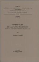Cover of: Commentaire de la Caverne des trésors: étude sur l'histoire du texte et de ses sources