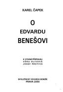 Cover of: O Edvardu Benešovi