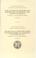 Cover of: Case concerning military and paramilitary activities in and against Nicaragua (Nicaragua v. United States of America) =