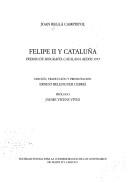 Cover of: Felipe II y Cataluña by Juan Reglá
