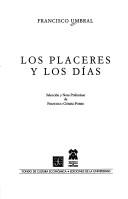 Cover of: Los placeres y los días