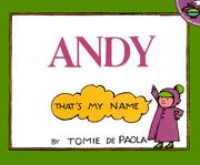 Cover of: Andy That's My Name