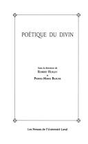 Cover of: Poétique du divin
