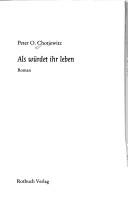 Cover of: Als würdet ihr leben: Roman