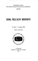 Cover of: Roma nell'alto Medioevo: 27 aprile-1 maggio 2000.
