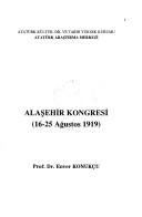 Cover of: Alaşehir Kongresi (16-25 Ağustos 1919)