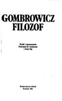 Cover of: Gombrowicz filozof