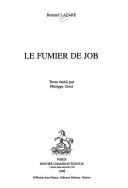 Cover of: Fumier de Job by Bernard Lazare