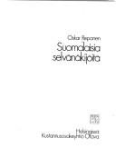 Cover of: Suomalaisia selvänäkijöitä by Oskar Reponen