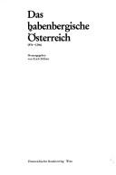 Cover of: Das Babenbergische Österreich by Erich Zöllner