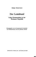 Der Leninbund by Zimmermann, Rüdiger