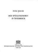 Cover of: Der Spätjansenismus in Österreich