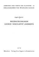 Cover of: Erzähltechniken Leonid Nikolaevič Andreevs