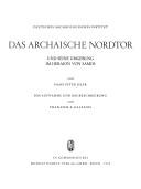 Cover of: Das archaische Nordtor und seine Umgebung im Heraion von Samos by Hans Peter Isler, Hans Peter Isler