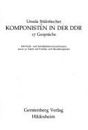 Cover of: Komponisten in der DDR: 17 Gespräche
