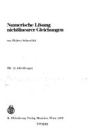 Cover of: Numerische Lösung nichtlinearer Gleichungen
