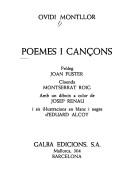 Cover of: Poemes i cançons