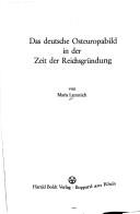 Cover of: Das deutsche Osteuropabild in der Zeit der Reichsgründung