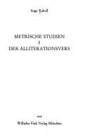 Cover of: Metrische Studien