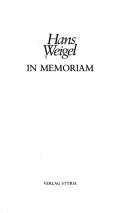 In memoriam by Hans Weigel
