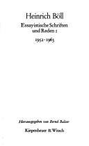 Cover of: Essayistische Schriften und Reden.