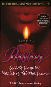Cover of: Hidden Passions : Secrets from the Diaries of Tabitha Lenox