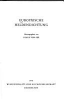 Cover of: Europäische Heldendichtung