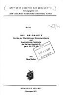 Cover of: Die Neidharte: Studien zur Überlieferung, Binnentypisierung und Geschichte der Neidharte der Berliner Handschrift germ. fol. 779 (c)