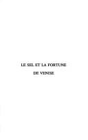 Cover of: Le Sel et la fortune de Venise