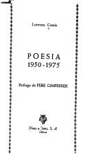 Cover of: Poesía, 1950-1975 by Lorenzo Gomis